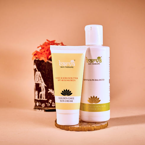 Lemon Aloe Shower Gel & Sunscreen